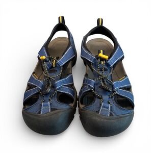 Women Blue Keen Venice H2 Outdoor Hiking Gorpcore Sandals Size 8 (EU 38.5) Shoes